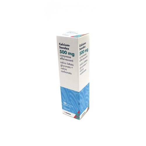 CALCIUM SANDOZ*20CPR EFF 500MG - Farmapre