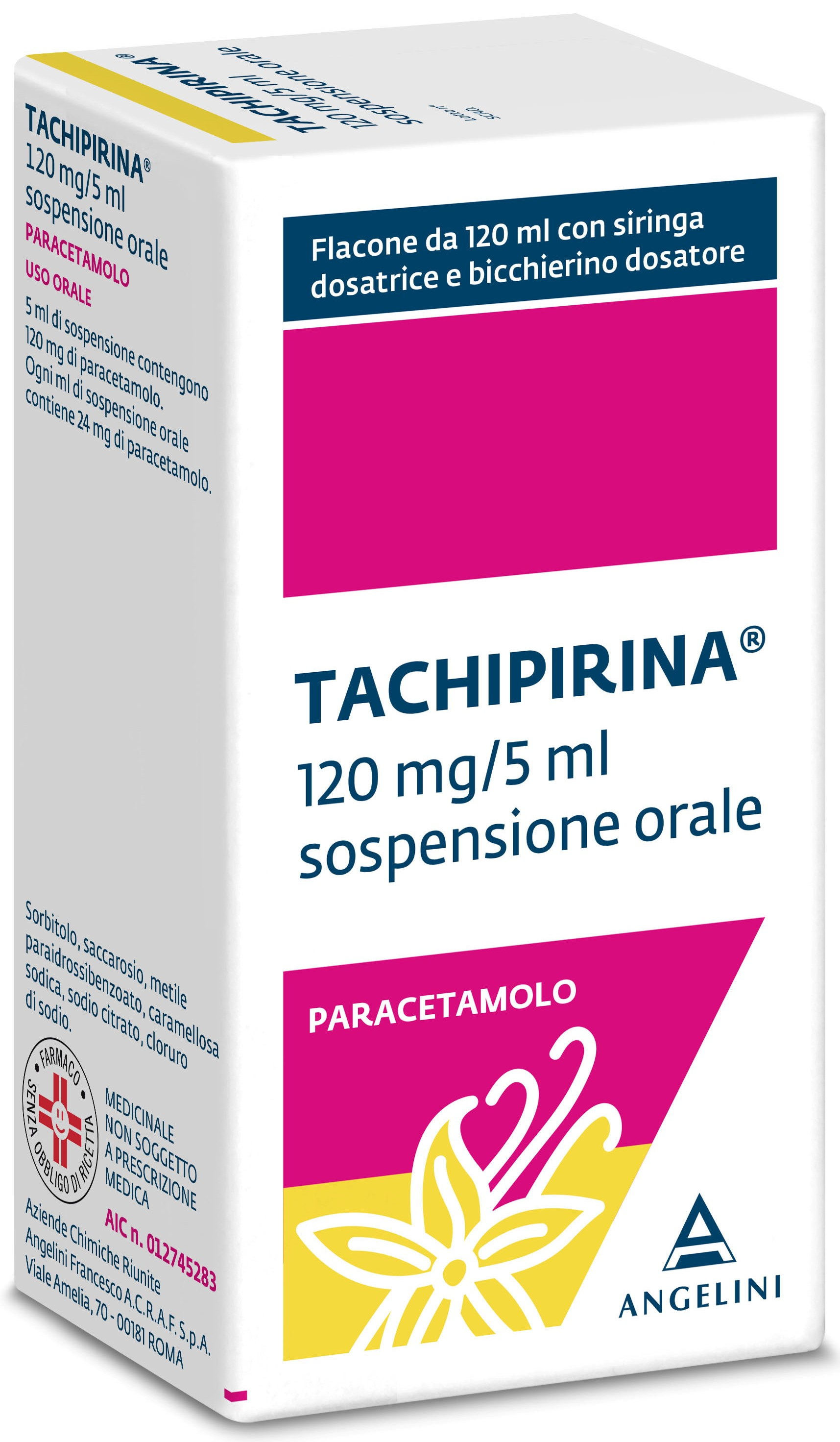 TACHIPIRINA*SOSP 120ML VAN/CAR - Farmapre