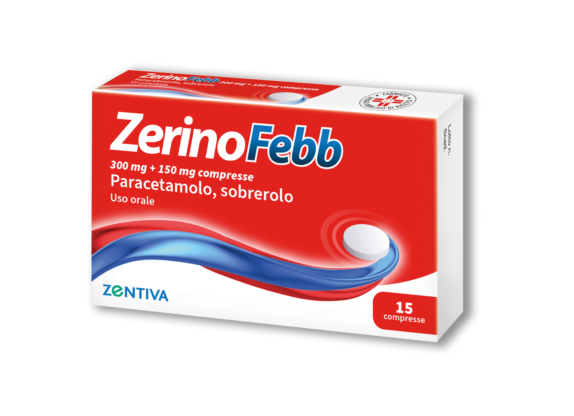 ZERINOFEBB*AD 15CPR 300+150MG - Farmapre