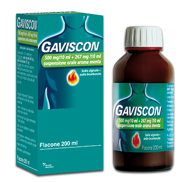 GAVISCON*OS 500+267MG/10ML MEN - Farmapre