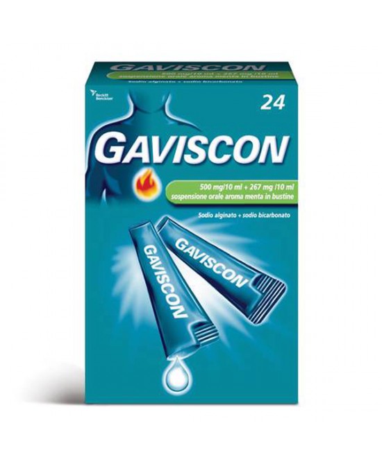 GAVISCON*24BUST 500+267MG/10ML - Farmapre