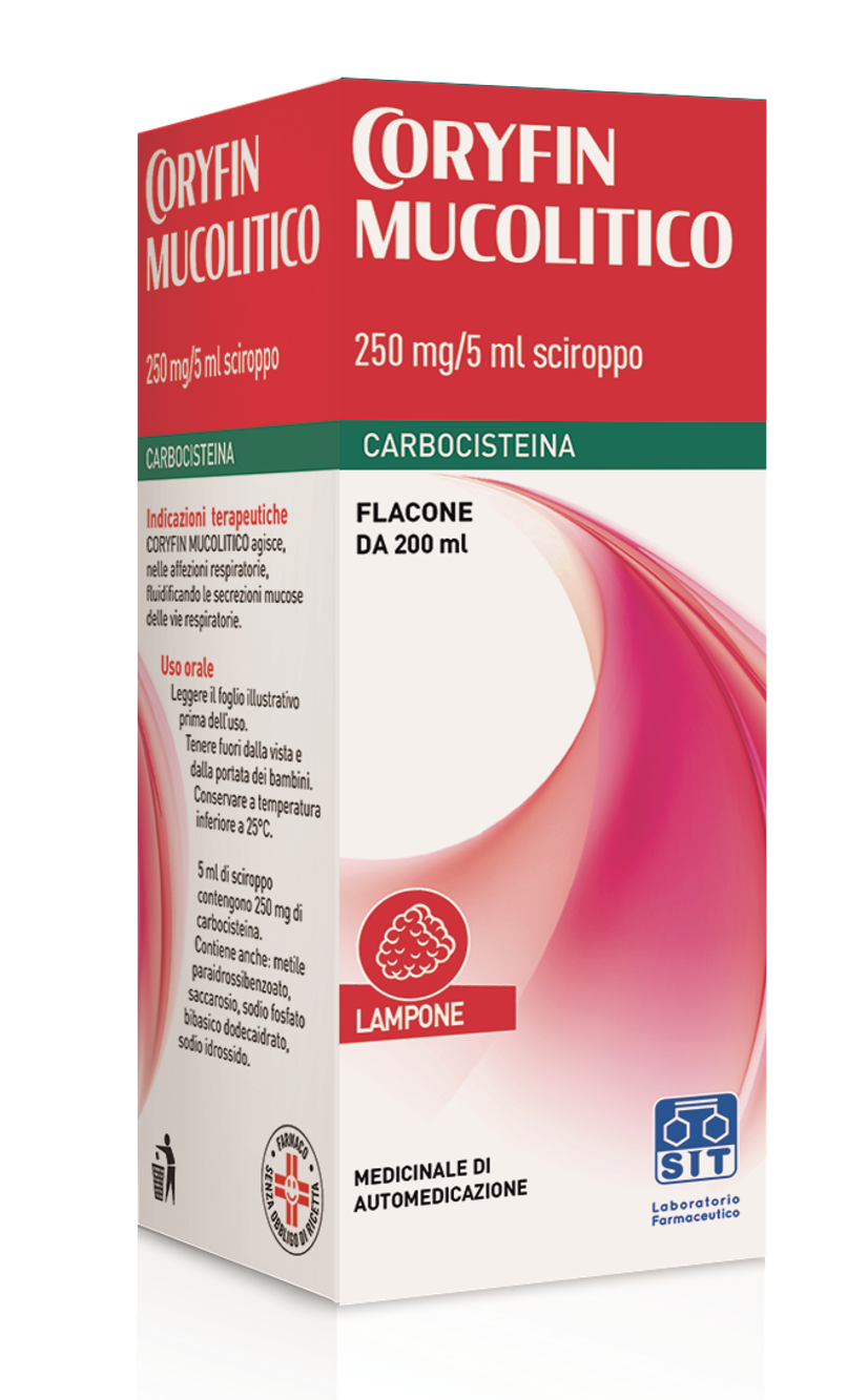 CORYFIN MUCOLITICO*SCIR 200ML - Farmapre