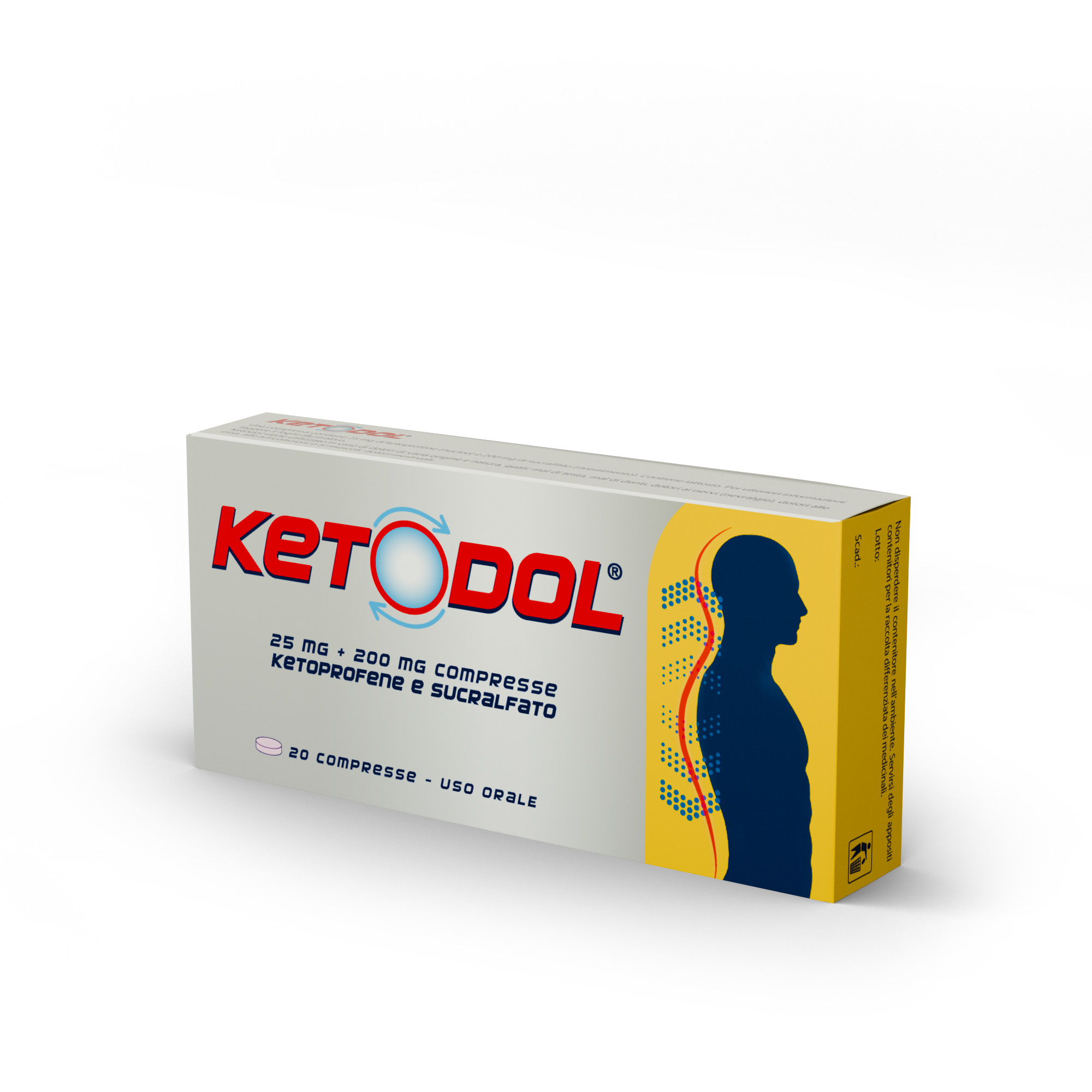 KETODOL*20CPR 25MG+200MG - Farmapre