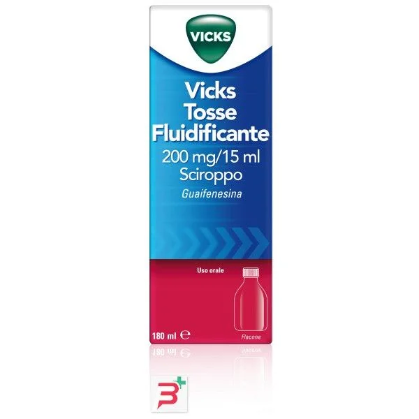 VICKS TOSSE FLUIDIF*FL 180ML - Farmapre