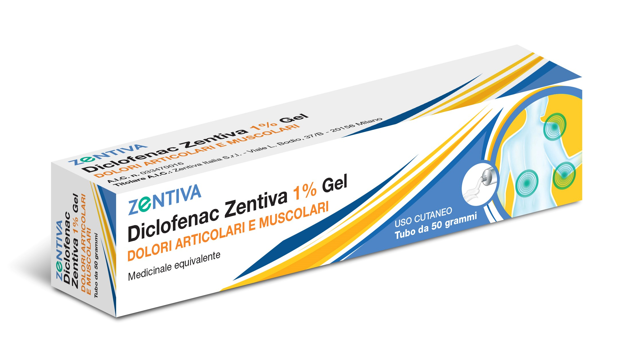 DICLOFENAC ZENTIVA*GEL 50G 1% - Farmapre