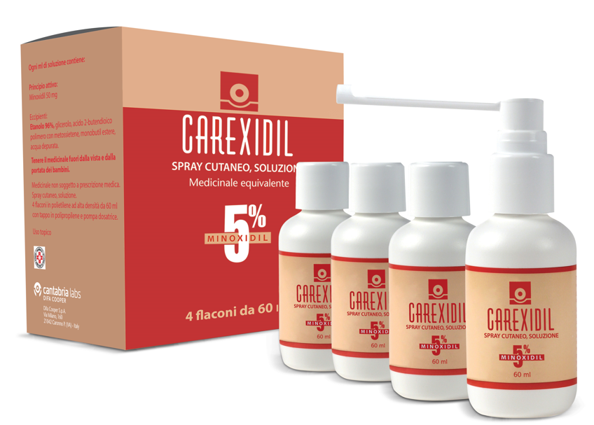 CAREXIDIL*4FL SOLUZ CUT 60ML5% - Farmapre