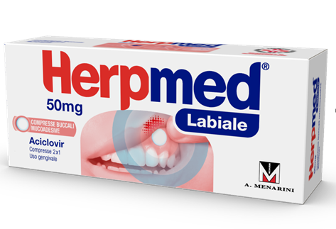 HERPMED LABIALE*2CPR BUCC 50MG - Farmapre