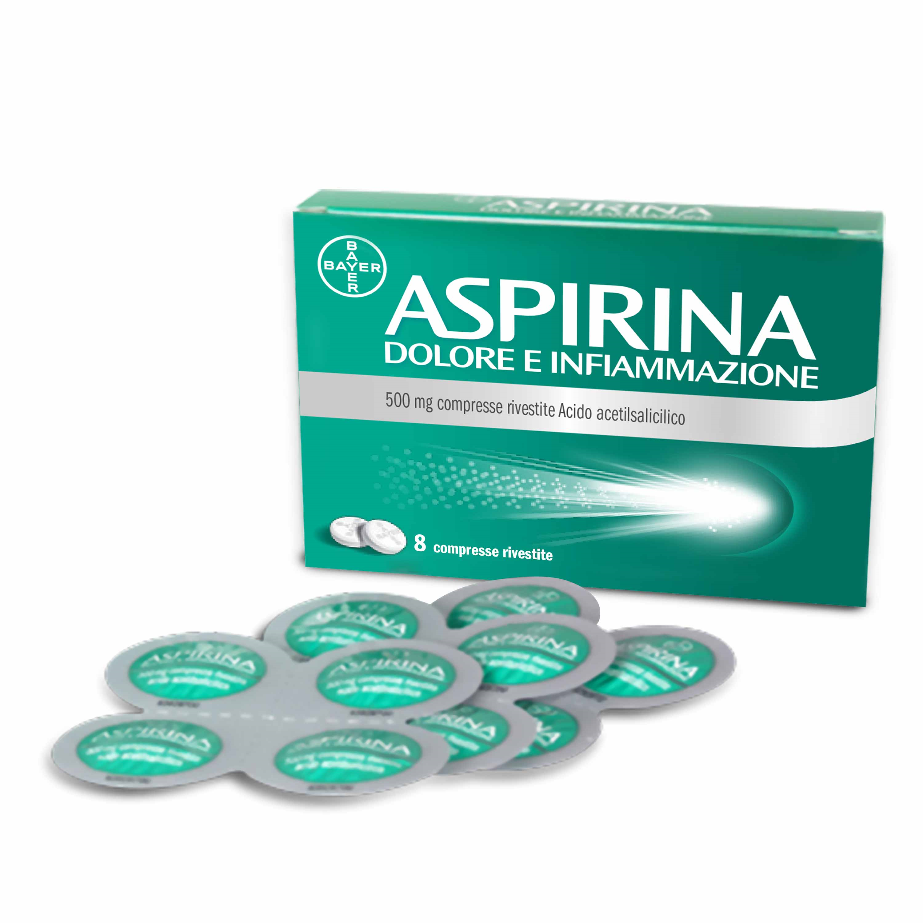 ASPIRINA DOLORE INF*8CPR 500MG - Farmapre