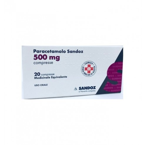 PARACETAMOLO SAND*20CPR 500MG - Farmapre