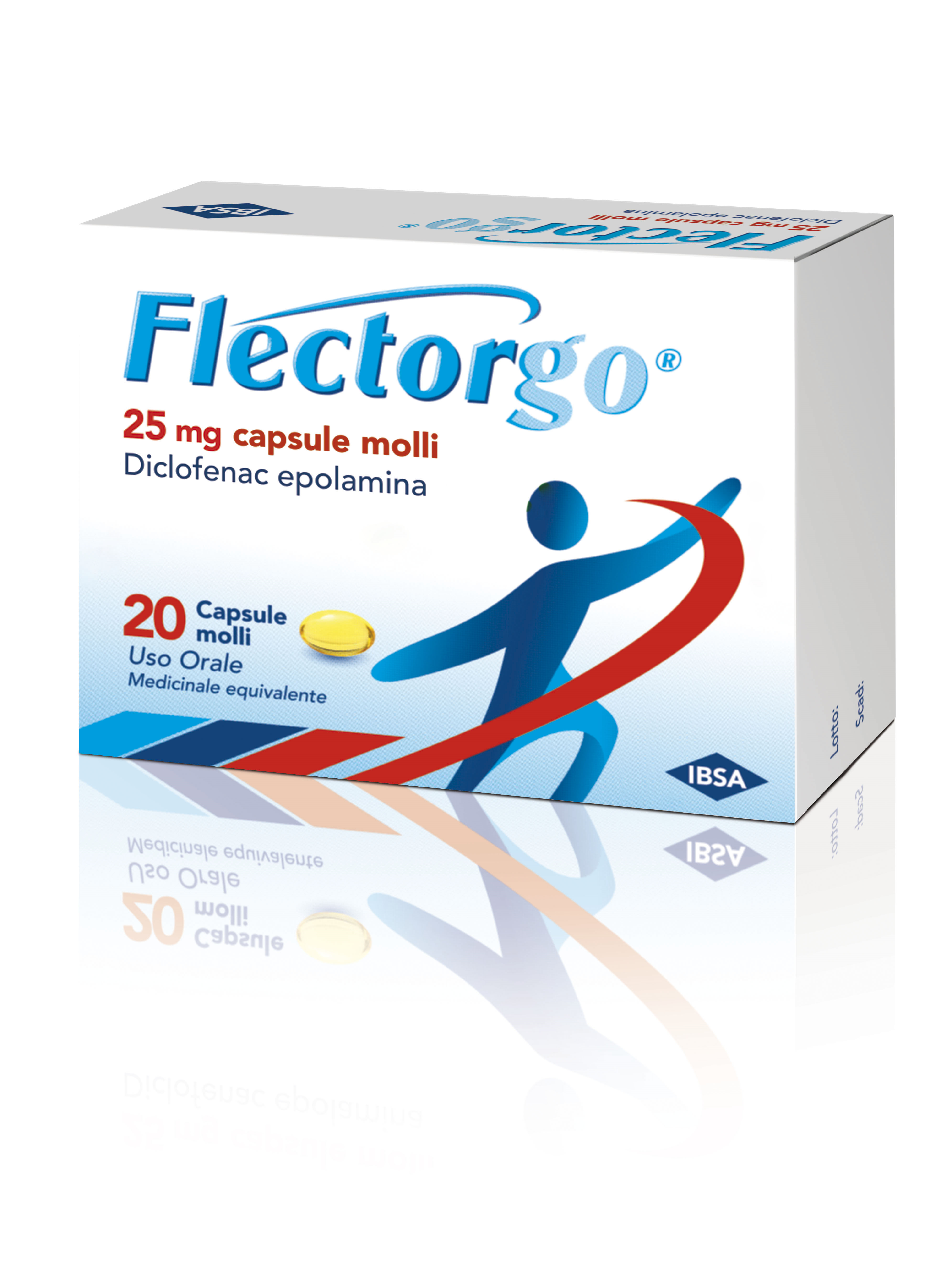 FLECTORGO*20CPS MOLLI 25MG - Farmapre