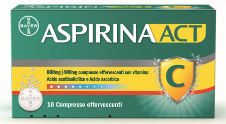 ASPIRINAACT*10CPR EFF800+480MG - Farmapre