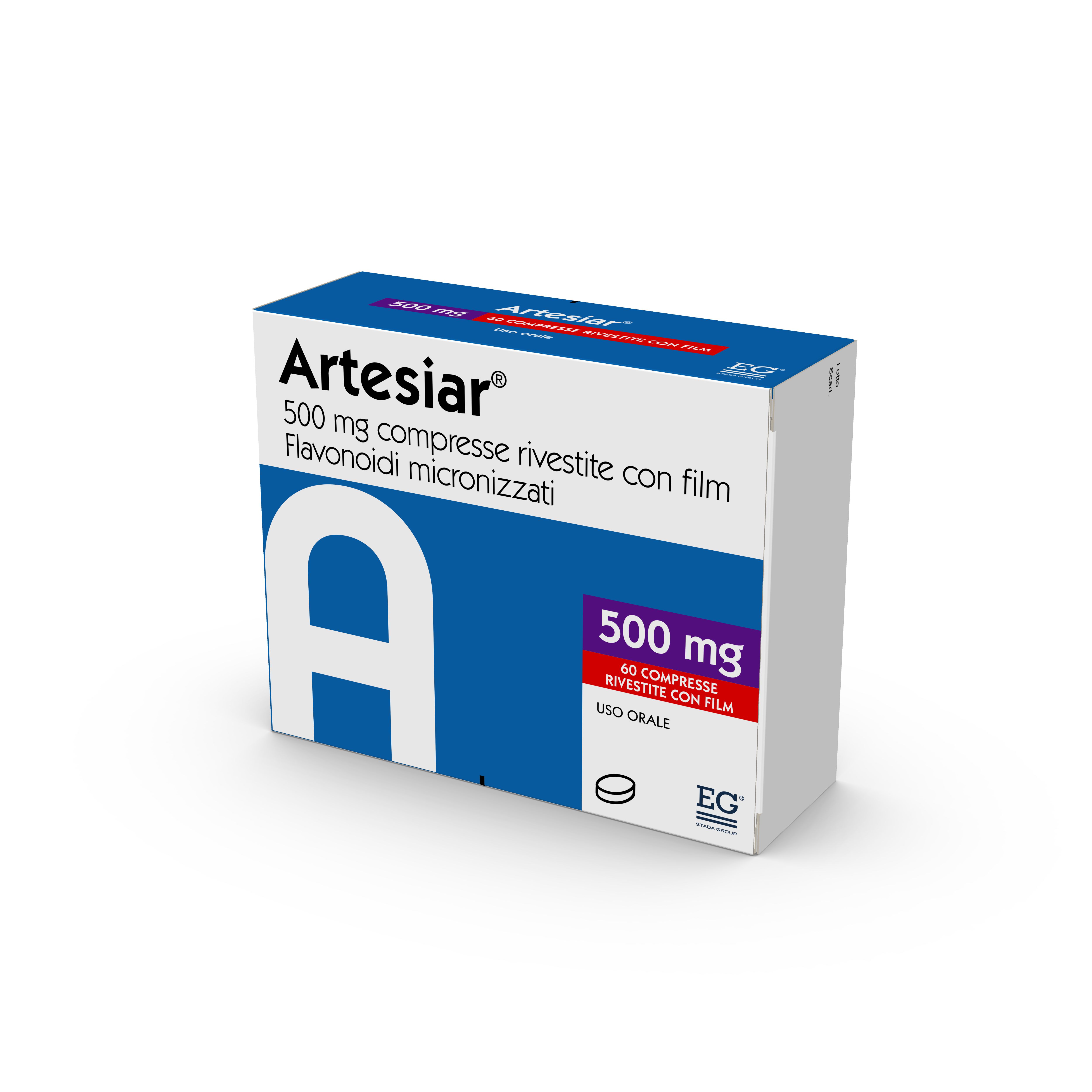 ARTESIAR*60CPR RIV 500MG - Farmapre