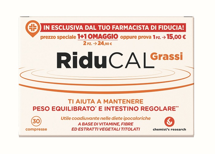 RIDUCAL GRASSI 30 COMPRESSE - Farmapre