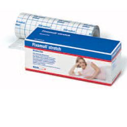 FASCIA AUTOADESIVA IPOALLERGENICA FISSAGGIO CATETERI FIXOMULL STRETCH SUPPORTO IN POLIESTERE NON TESSUTO BIANCO MASSA IN POLICARBONATO SENZA RESINE E GOMME NATURALI 15X1000CM - Farmapre