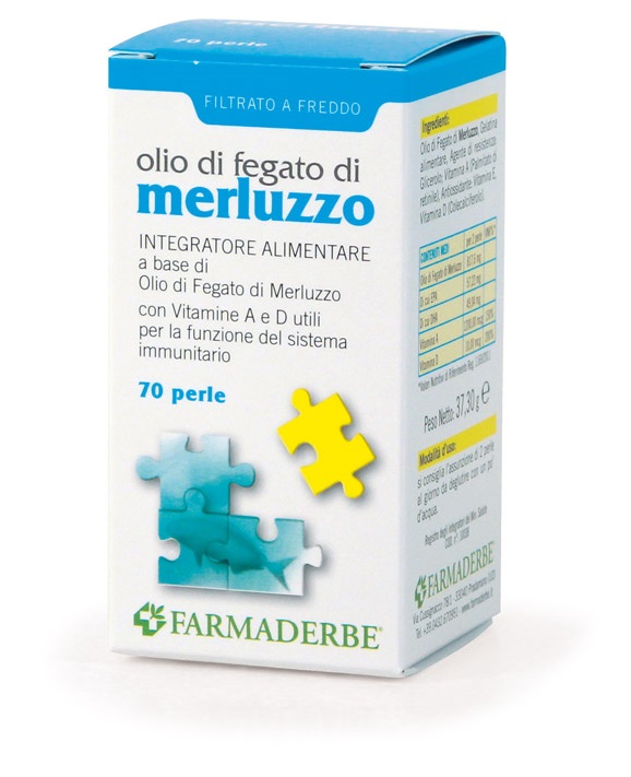 OLIO DI FEGATO DI MERLUZZO 70 PERLE - Farmapre