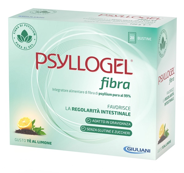 PSYLLOGEL FIBRA TE LIMONE 20 BUSTINE - Farmapre