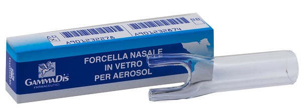 FORCELLA IN VETRO MODELLO DA BAMBINO RICAMBIO PER AEROSOL - Farmapre