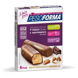 PESOFORMA BARRETTA CIOCCOLATO CARAMELLO 12 X 31 G - Farmapre