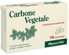 CARBONE VEGETALE 75 COMPRESSE - Farmapre