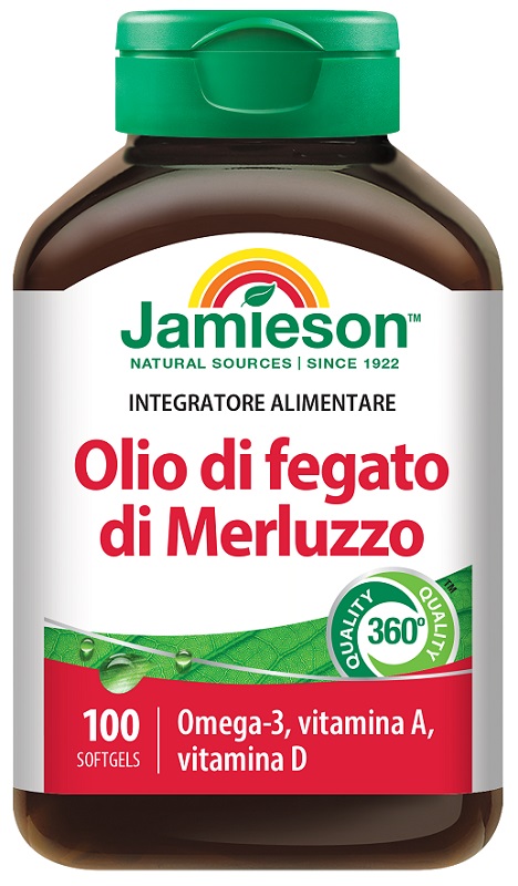 JAMIESON OLIO DI FEGATO DI MERLUZZO 100 PERLE - Farmapre