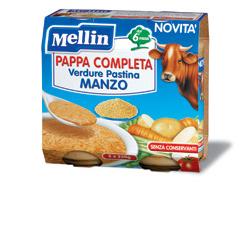 MELLIN PAPPA COMPLETA MANZO 250 G 2 PEZZI - Farmapre