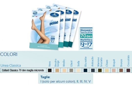 SAUBER COLLANT 70 DENARI MAGLIA MICRORETE NEUTRO BEIGE 4 LINEA CLASSICA - Farmapre
