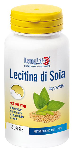 LONGLIFE LECITINA SOIA 60 PERLE DI GELATINA DA 1,7 G - Farmapre