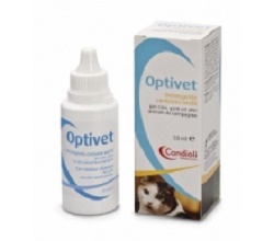 OPTIVET DETERGENTE PER OCCHI PER CANI E GATTI FLACONE 50 ML - Farmapre
