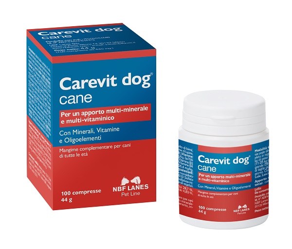 CAREVIT DOG FLACONE 100 COMPRESSE APPETIBILI - Farmapre