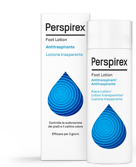 PERSPIREX FOOT LOTION ANTITRASPIRANTE LOZIONE TRASPARENTE SUDORAZIONE E CATTIVO ODORE PIEDI 100 ML - Farmapre