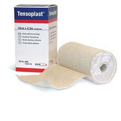BENDA ELASTICA AUTOADESIVA TENSOPLAST CON OSSIDO DI ZINCO 4,5X500CM - Farmapre