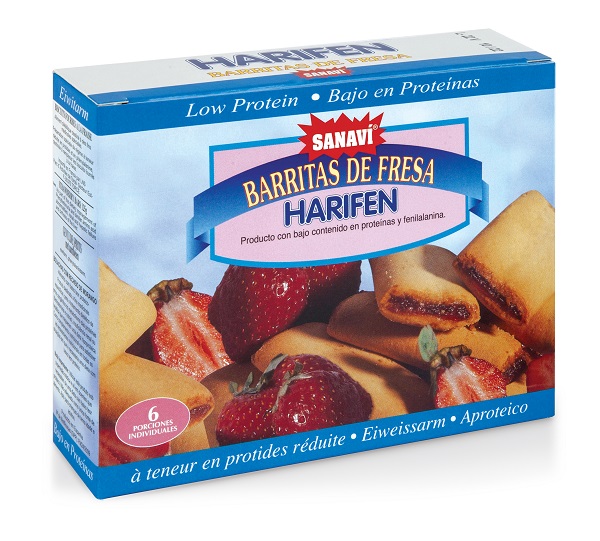 HARIFEN SNACK FRAGOLA 125 G - Farmapre
