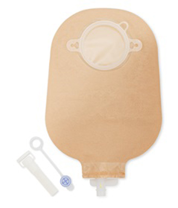 SACCA UROSTOMIA ANATOMICA URO RUBINETTO DI CHIUSURA DI SICUREZZA NOVA 2 43MM 10 PEZZI+1ATTATORE+TAPPINI ESTERNI - Farmapre