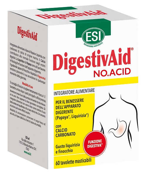 ESI DIGESTIVAID NO ACID 60 TAVOLETTE - Farmapre