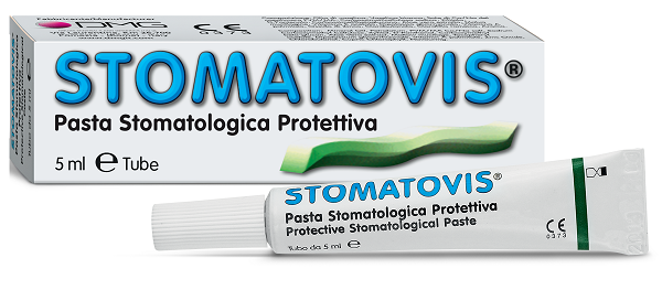 PASTA STOMATOLOGICA PROTETTIVA STOMATOVIS STOMATITI AFTOSE 5 ML - Farmapre