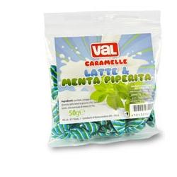VAL CARAMELLA LATTE MENTA BUSTA 50 G - Farmapre