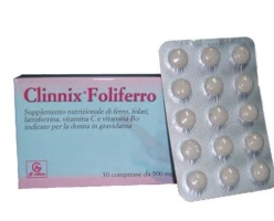 CLINNIX FOLIFERRO 30 COMPRESSE - Farmapre