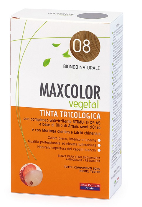 MAX COLOR VEGETAL 08 TINTURA 140 ML - Farmapre
