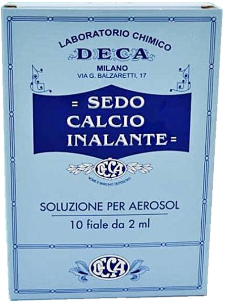 SEDO CALCIO INALANTE SOLUZIONE AEROSOL 10 FIALE 2 ML - Farmapre