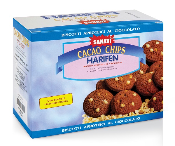 HARIFEN CHIPS CACAO BIANCO 150 G - Farmapre