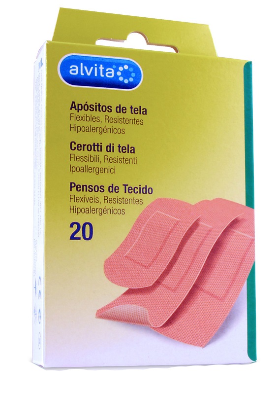 CEROTTO TELA 20 PEZZI ALVITA - Farmapre
