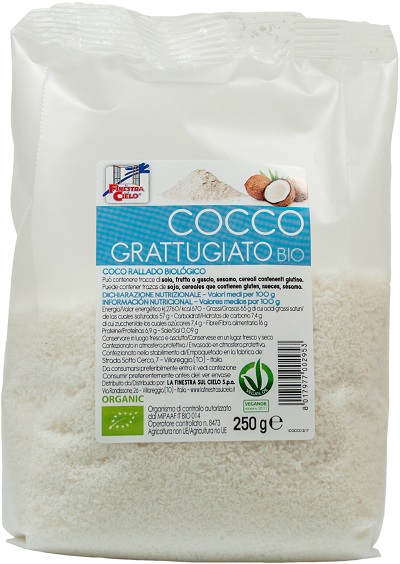 COCCO GRATTUGIATO BIO 250 G - Farmapre