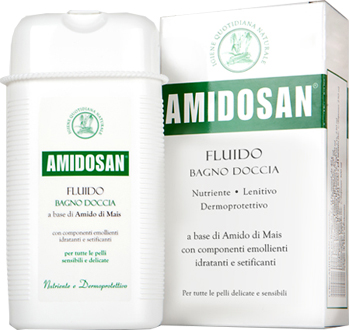 AMIDOSAN FLUIDO BAGNO DOCCIA NUTRIENTE LENITIVO RINFRESCANTE 300 ML - Farmapre