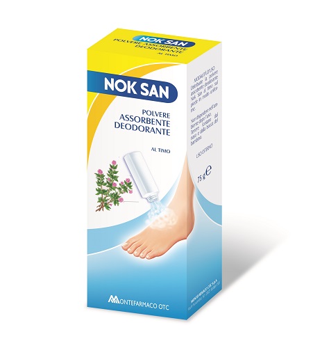 NOK SAN POLVERE ASSORBENTE DEODORANTE 75 G - Farmapre