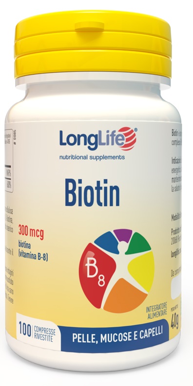 LONGLIFE BIOTIN 300 100 COMPRESSE RIVESTITE - Farmapre