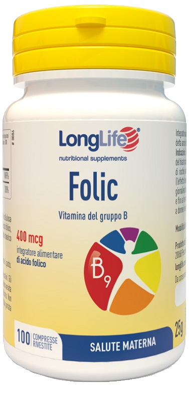 LONGLIFE FOLIC 400 MCG 100 COMPRESSE - Farmapre