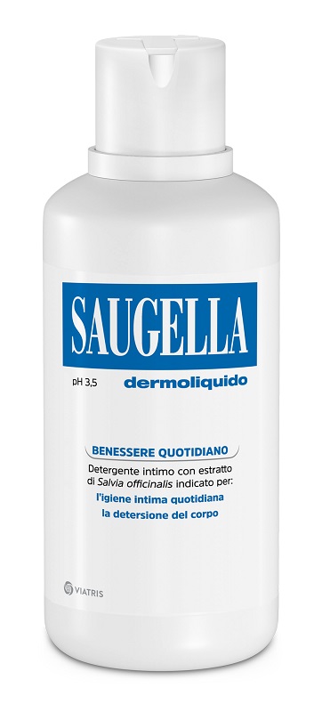 SAUGELLA DERMOLIQUIDO PH 3,5 DETERGENTE INTIMO BENESSERE QUOTIDIANO 500 ML - Farmapre