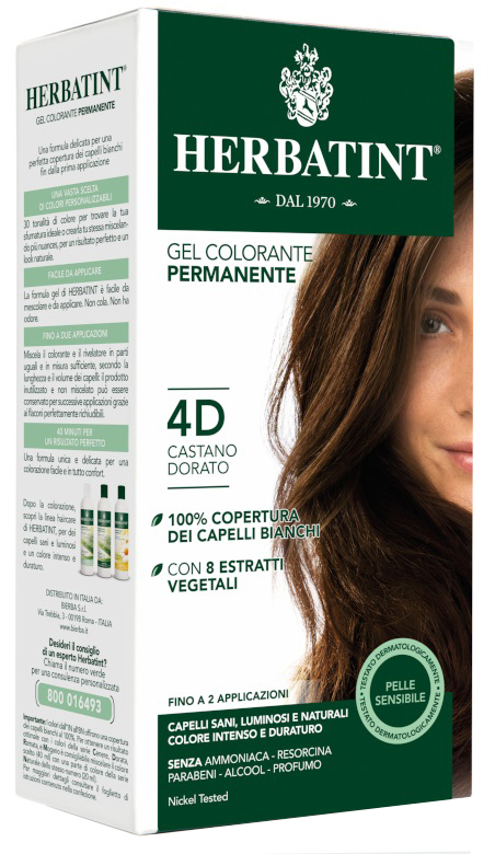 HERBATINT 4D CASTANO DORATO 150 ML - Farmapre