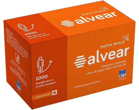 ALVEAR 1000 PAPPA REALE 10 FLACONCINI GUSTO ARANCIA - Farmapre