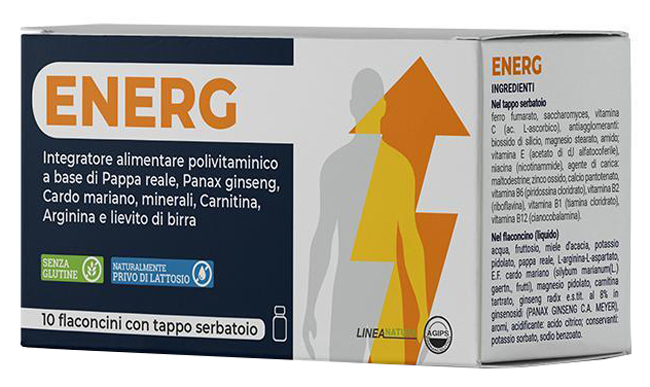 ENERG 10 FLACONCINI 10 ML CON TAPPO SERBATOIO - Farmapre